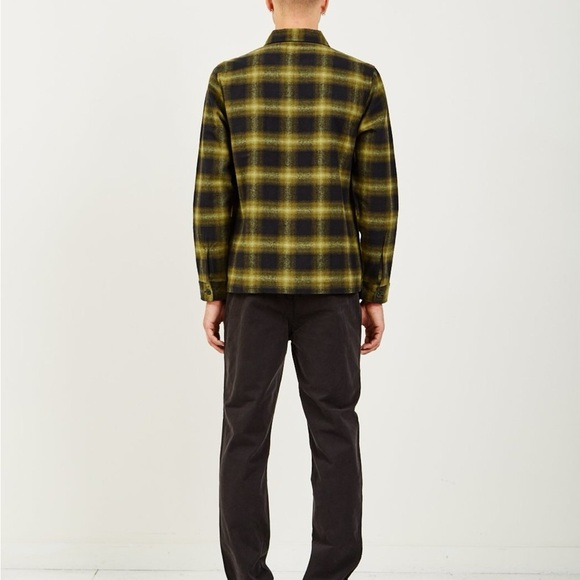 STUSSY SOLD OUT Black and Olive Green Plaid Shirt Jacket | Size S | Cotton | - Picture 5 of 17